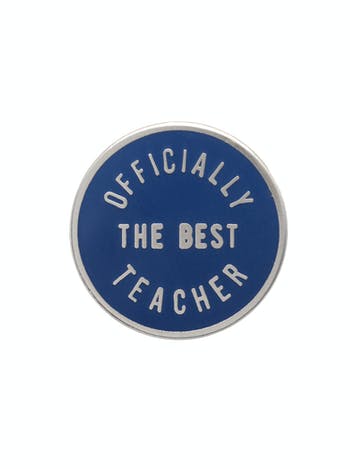 Best Teacher Enamel Pin - Bene Box